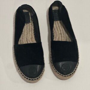 Tory Burch Black Espadrille Women's Size 6